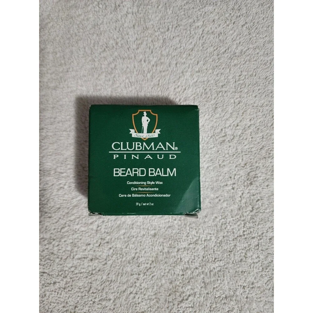 Clubman Pinaud Beard Balm Conditioning Style Wax 2 oz